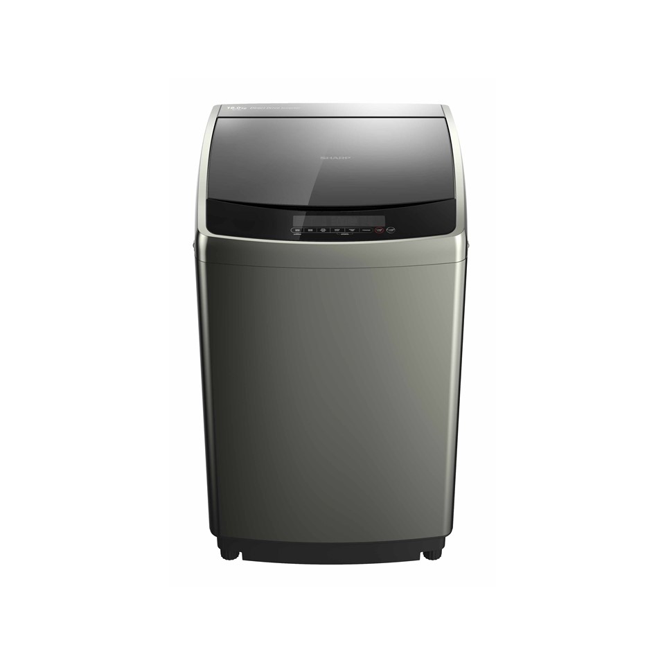16-kg-washing-machine-13375-8380.jpg Sharp Full Auto Inverter Washing Machine ES-F160G | 16 KG - Titanium - Image 1