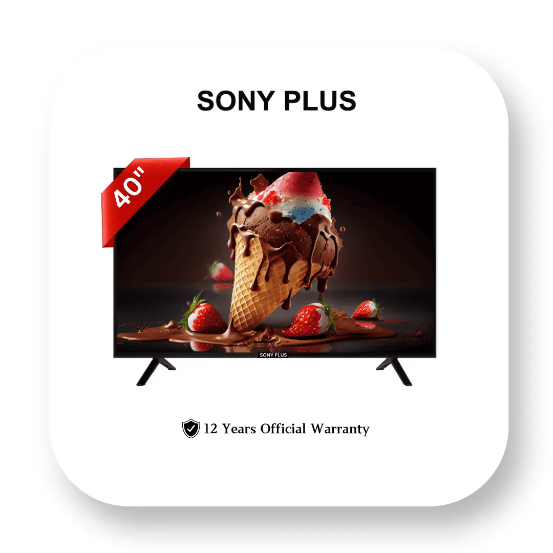 40 (1) 40 INCH SMART ANDROID 4K SUPPORTED LED TV – SONY PLUS - Image 1