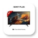 43 INCH SMART DOUBLE GLASS VOICE CONTROL ANDROID 4K SUPPORTED LED TV – SONY PLUS