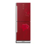 KONKA Refrigerator-KRT-315EGB-Red, Upper Freezer, Digital Display (315 LTR)