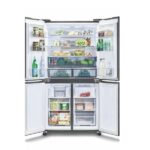 Sharp 4-Door Refrigerator SJ-VX88PG-BK | 639 Liters - Black - Image 2