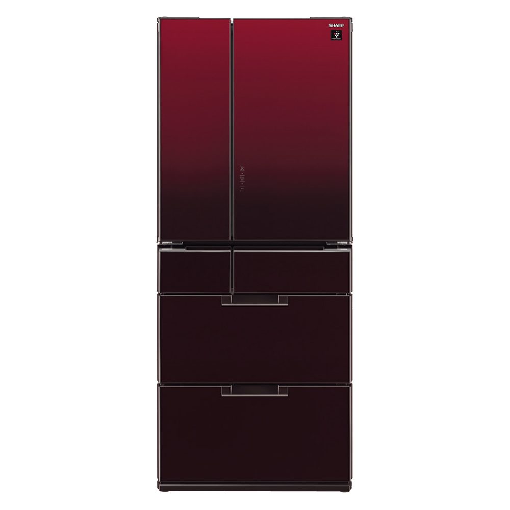 sharp-refrigerator-sj-gf60a-price-in-bangladesh-1000x10002038-6258.jpg Sharp 6-Door Refrigerator SJ-GF60A-R | 619 Liters - Red - Image 1