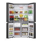 HISENSE 519 L SIDE BY SIDE REFRIGERATOR-SILVER - Image 3