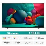 HISENSE 43 INCH BEZELLESS DOLBY VISION 4K UHD SMART LED VOICE CONTROL GOOGLE DTS TV