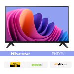 Hisense 32" Bezelless HD Smart Android WIFI DTS TV 32A4F4